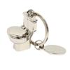 2Pcs Small Toilet Pendant Keyring Novelty Keychain Key Holder Keychain Decoration Accessories for Men Women Bag Charm