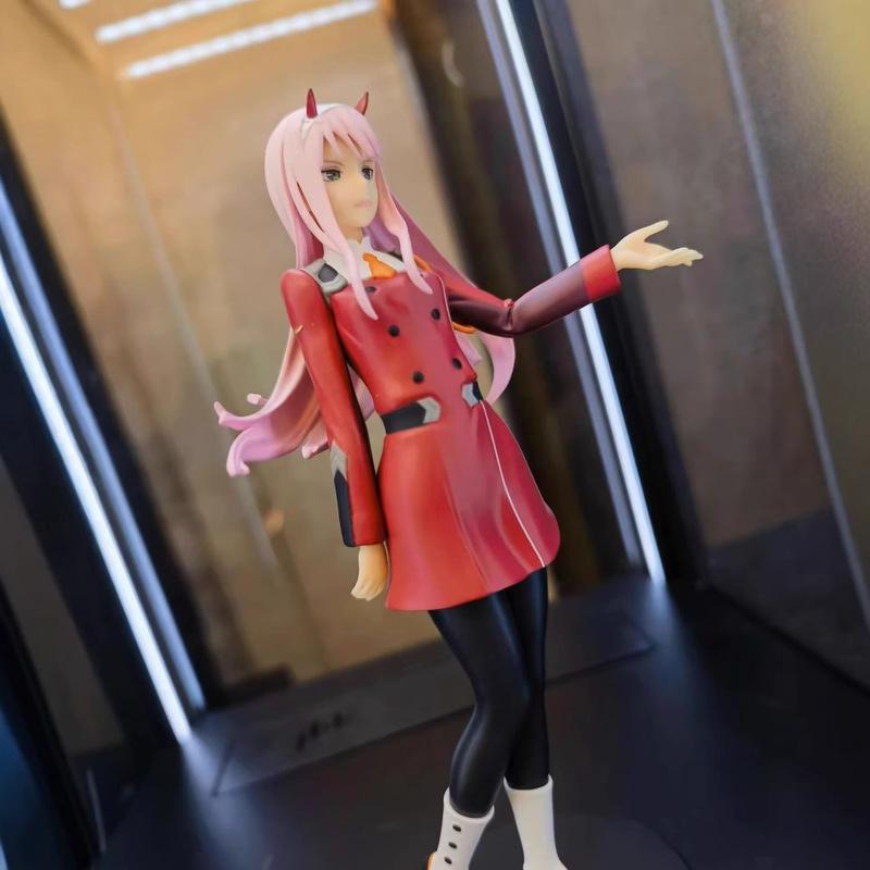 Zero Two 02 Partner Killer Anime Figure Darling In The Franxx Collectible Model Statue Desktop Decoration For Anime Fans Gift