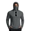 Men Long Sleeve Pullover Hoodie with Adjustable Drawstring Hood Casual Athletic Fit Lightweight Top for Daily Wear