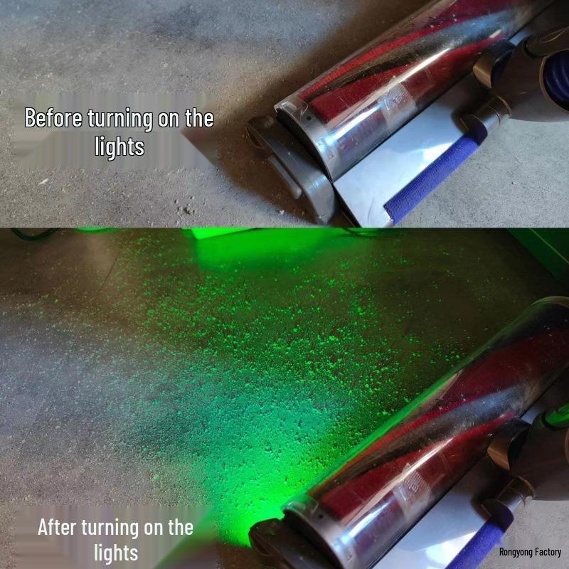 Dyson-Compatible Wireless Green Light Vacuum for Dust Detection