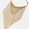 Zinc Zinc Zinc Alloy Multi-Layer Tassel Necklace Non Tarnish Multi Strand Chain Necklace  Light Luxury Style