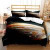 Space Star Bedding Set 2-3Pcs Bedroom Quilt Cover Set Single Double Size Polyester Duvet Cover Pillowcase for Adult Boy Girl