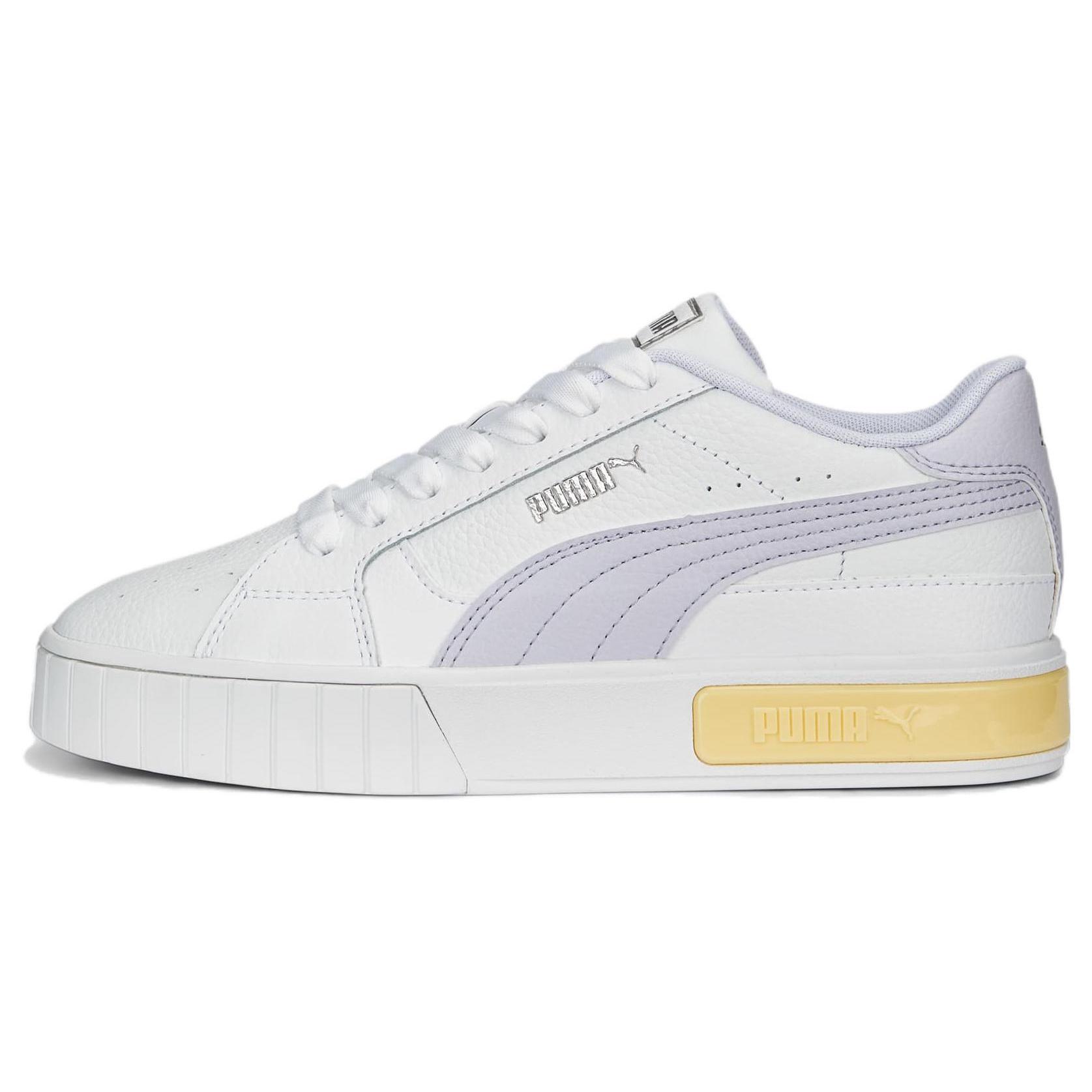 (WMNS) PUMA Cali Star  White Grey Yellow  Women s 380176-15 EU 37