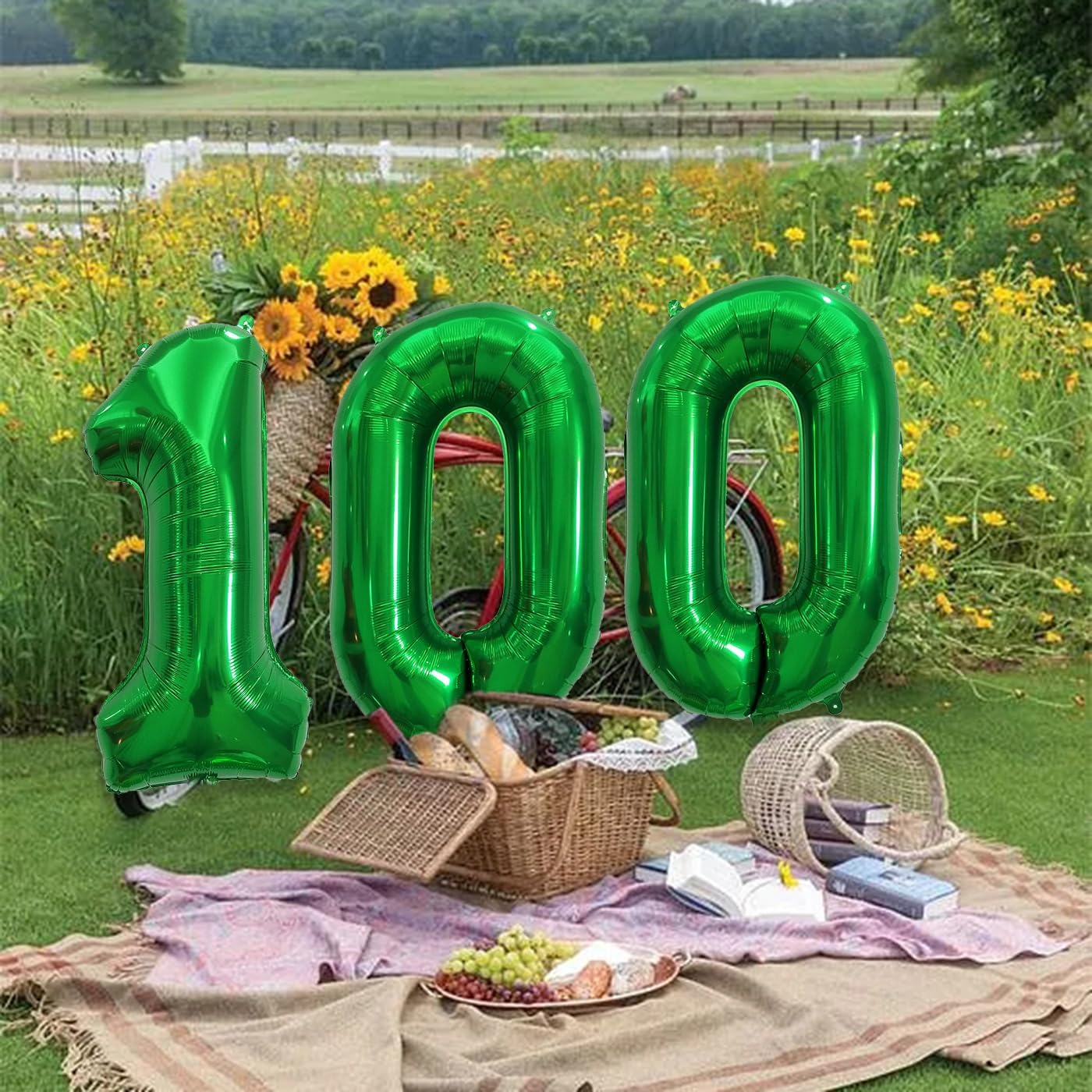 40-дюймовый шар-цифра фольгированный шар цифра 100 огромный гигантский шар цифра 100 шар для украшения вечеринки в честь 100-летия годовщины свадьбы