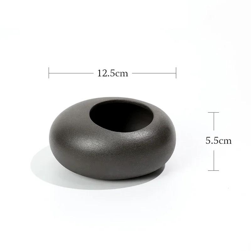Ceramic Small Water Drop Flower Pot Vase Device Zen Tea Table Desktop Japanese Ikebana Flower Arrangement Utensils Ceramic Tools
