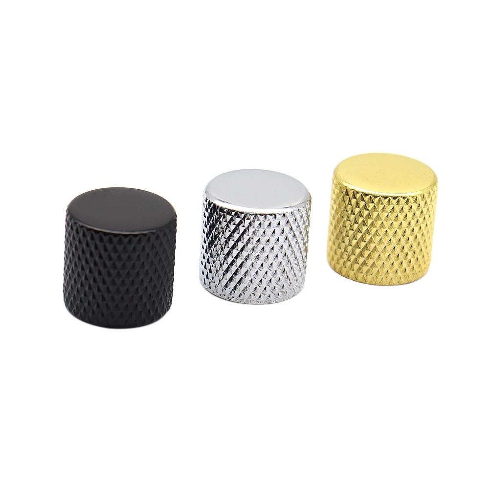 1Pcs2Pcs Metal 6Mm Flat Top Tone Guitar Volume Tone Knobs Potentiometer Control Knobs For Electric Guitar Bass