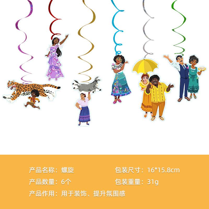 Spot Magic Full House Balloon Decoration Set Paper Plate Paper Cup Paper Tissue Tablecloth Banner Party Arrangement Supplies