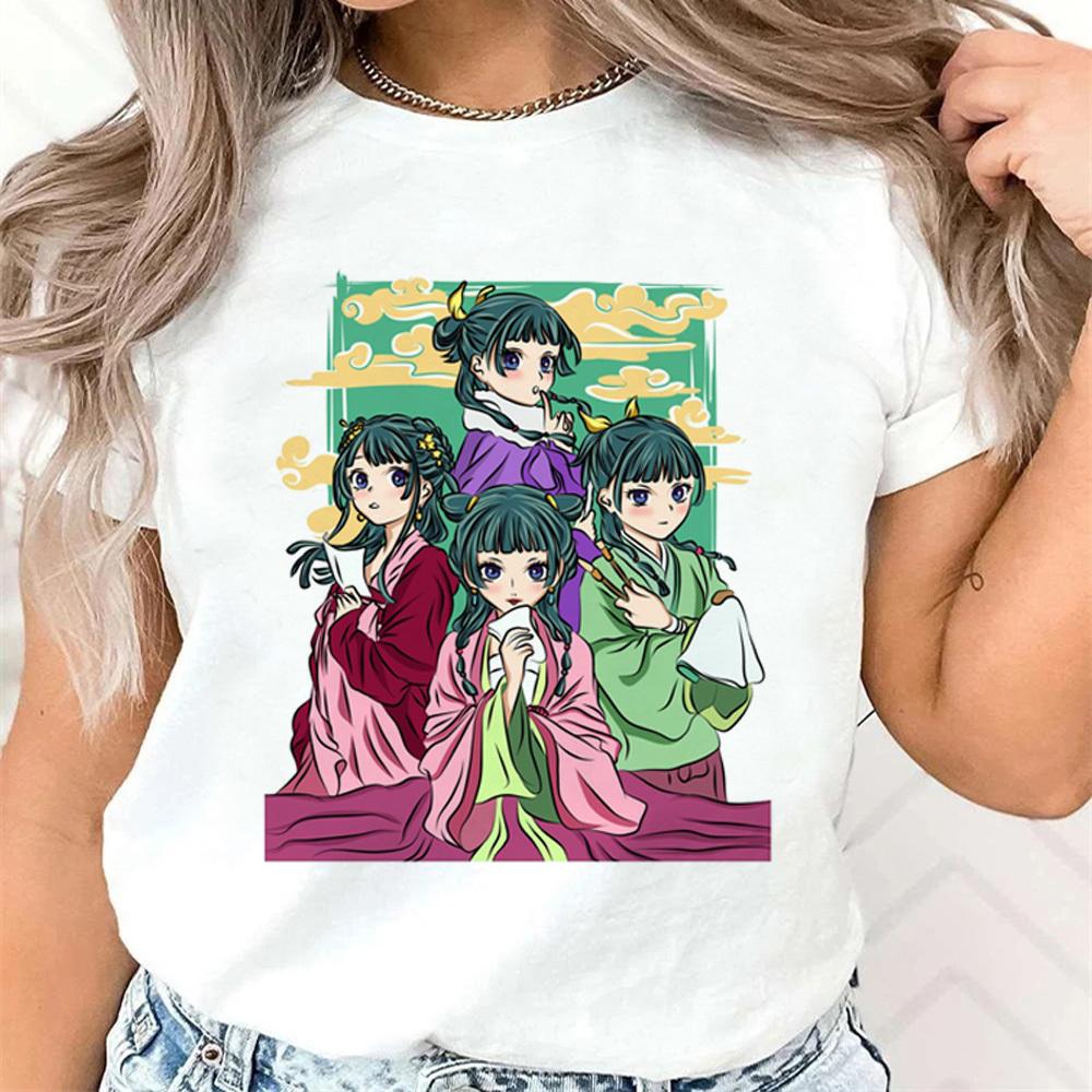Kusuriya No Hitorigoto T-shirt Girl Vintage Psychedelic Kawaii T Shirt Classic Comfortable Retro Streetwear Breathable Women