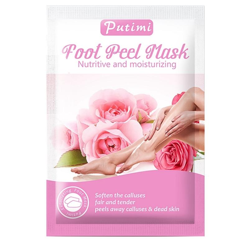 Whitening Foot Pedicure Socks Peel Mask Exfoliating Foot Care Anti-Aging Moisturizing Peeling Masks Dead Skin Remover