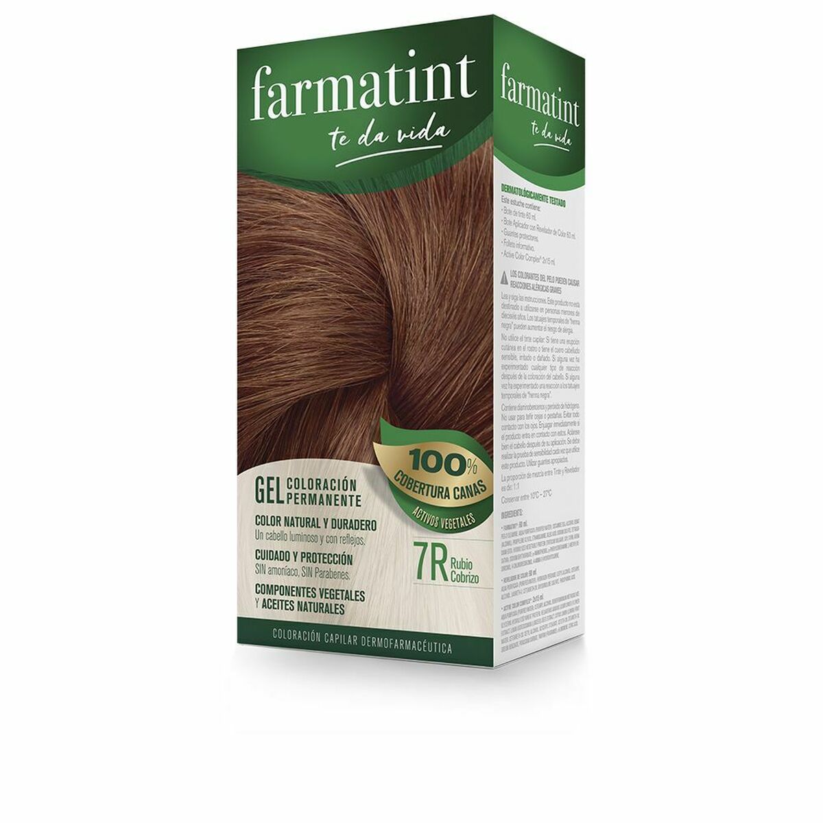 

Permanent dye Farmatint 7r-Rubio Cobrizo Gel