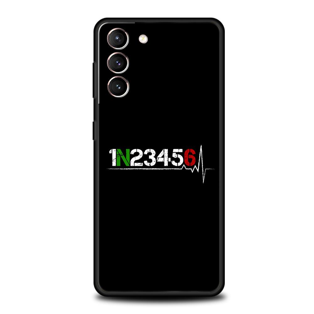 1N23456 Motorcycle Case for Samsung Galaxy S24 S23 S22 S20 S21 FE Ultra S24 S23 S10 S10E S9 S8 Plus 5G Silicone Phone Cover Capa