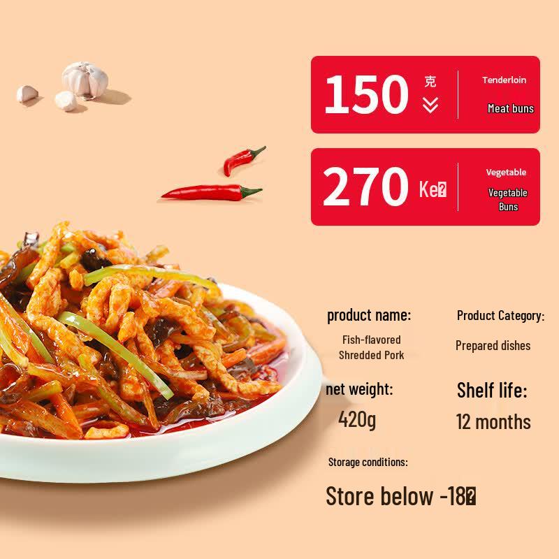 Guyan Yu Xiang Rou Si Prepared Meal Kit