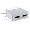 Aluminum Alloy USB C Power and Signal Splitter DC5V Input for Power and Data Separation Plugs and Play Support Audios