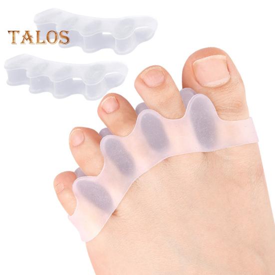 1 Paar Gel-Zehenspreizer für Frauen und Männer, Gel-Zehenspreizer zur Schmerzlinderung bei Ballenzehen, Zehenspreizer für überlappende Zehen