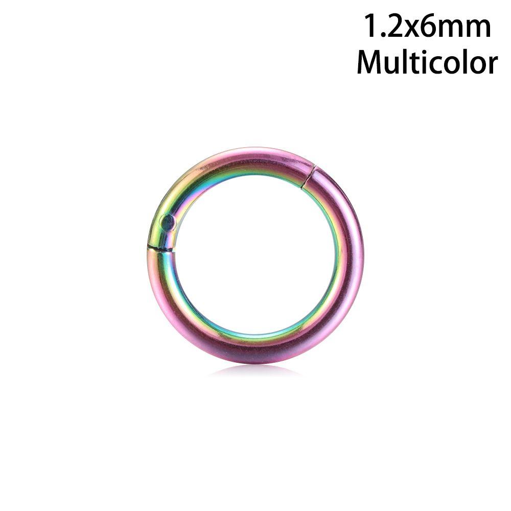 1Pc Hot Unisex Titan Stahl Scharnier Segment Ohr Helix Tragus Nase Hoop Lippen Ring Piercing Septum