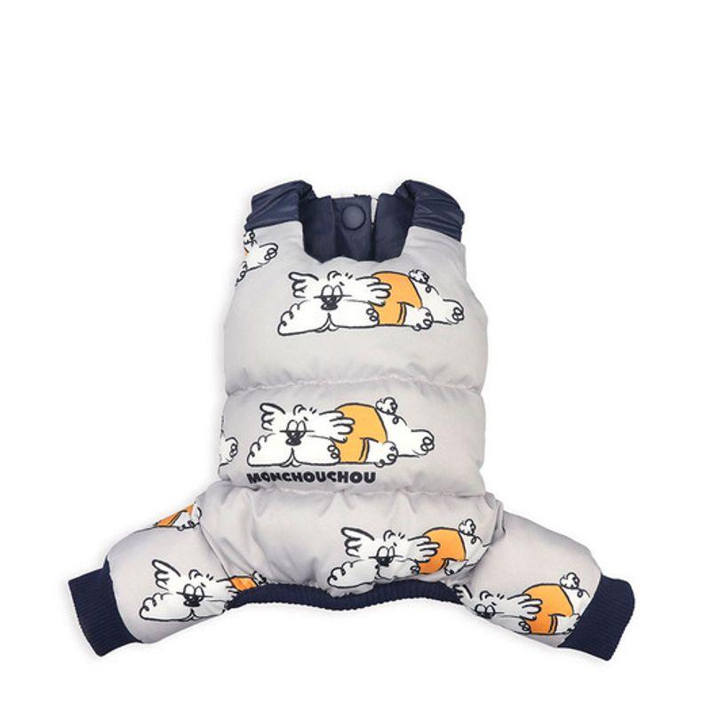 MONCHOUCHOU Sleepy Dog Reversible Jumpsuit