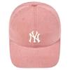 MLB Cotton Baseball Caps Unisex Pink Fashion 3ACPVV14N-50COS