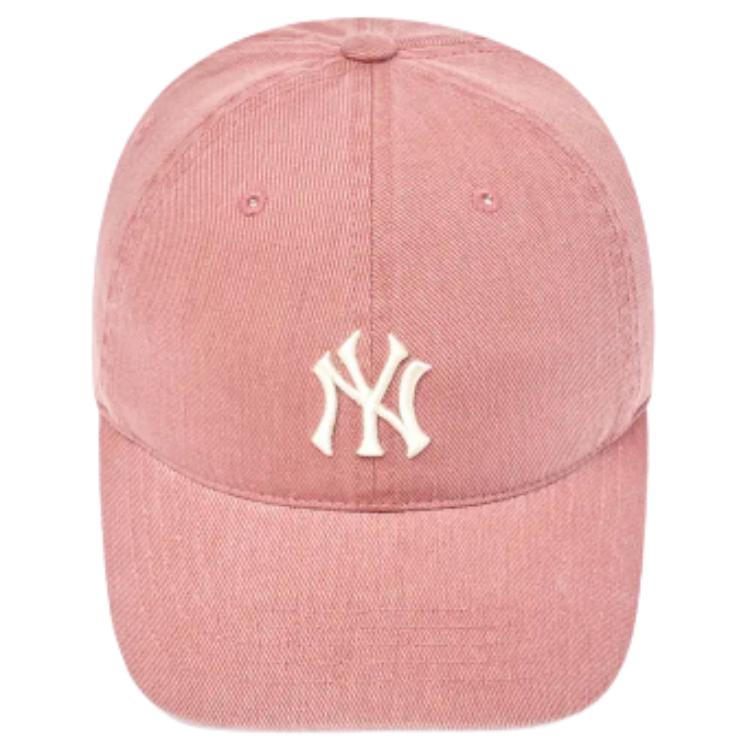 MLB Cotton Baseball Caps Unisex Pink Fashion 3ACPVV14N-50COS