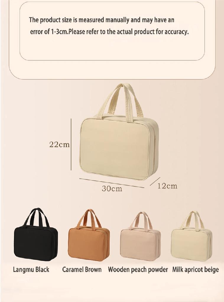 Neue Hängende Kosmetiktasche für Damen Tragbarer Aufbewahrungs-Make-up-Organizer Große Kapazität Reise-Kulturbeutel
