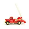 Die-cast Metal Pull-Back Miniature Car Die-cast Classic Fire Truck (Gold Ladder Truck)