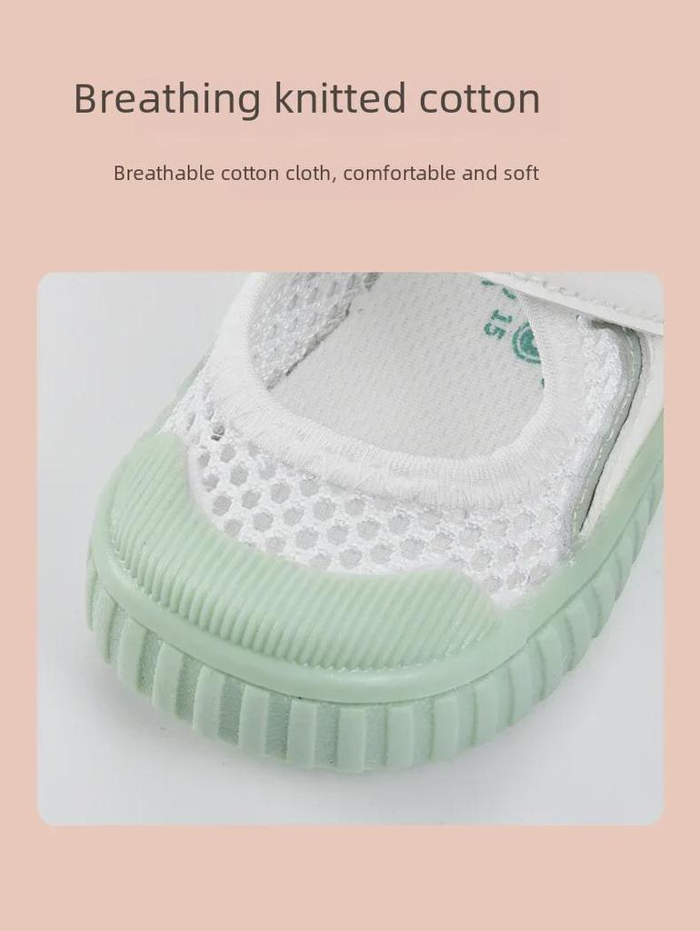 Non-Slip Soft Mesh Toddler Sandals for Boys and Girls (0-2 Years)
