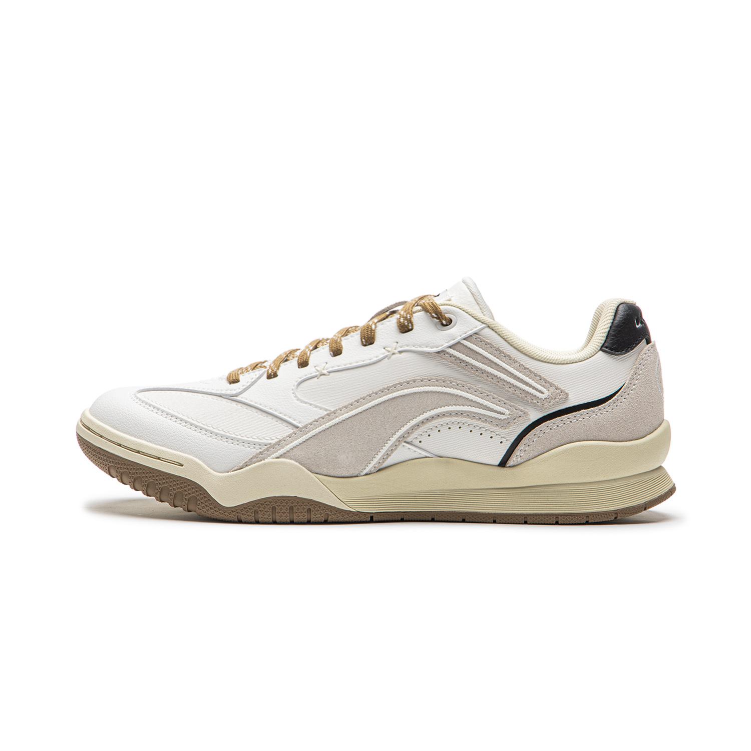 Li Ning Moon White Ретро Летние Дышащие Модные Универсальные Кроссовки Легкие Низкие Повседневная Обувь Детские кроссовки AGCW050-3 35