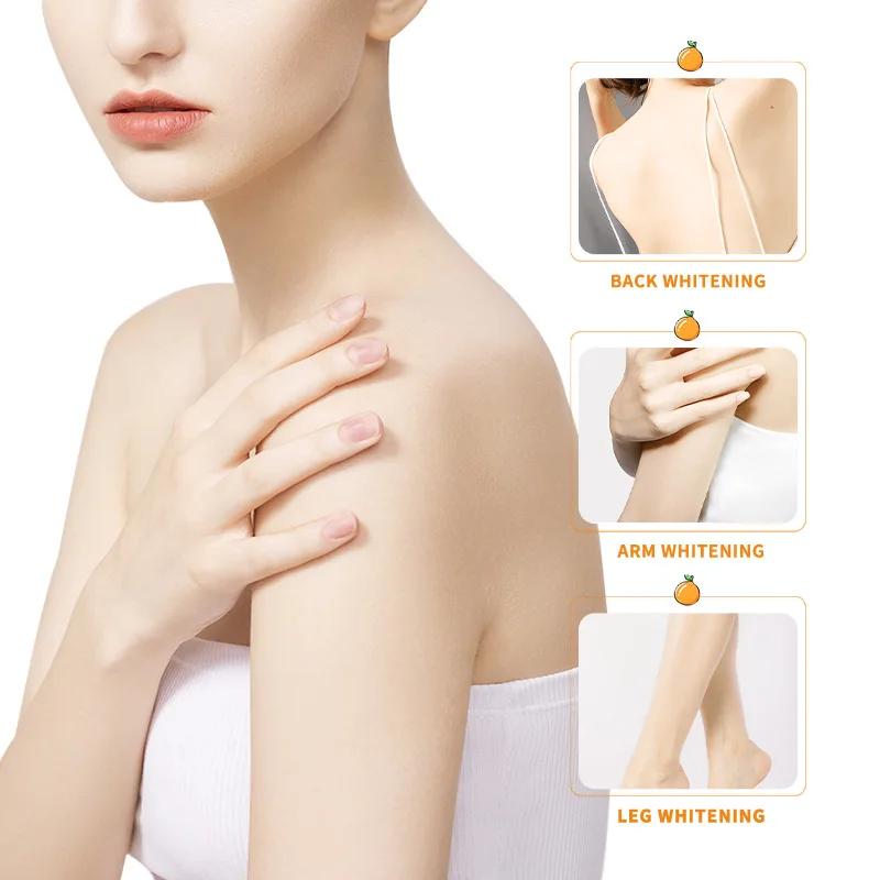 Lozione Corpo alla Vitamina C Creme Schiarenti Idratanti Esfolianti per Gambe Braccia Schiena Pelle del Corpo Crema per la Cura della Pelle per Donne Uomini