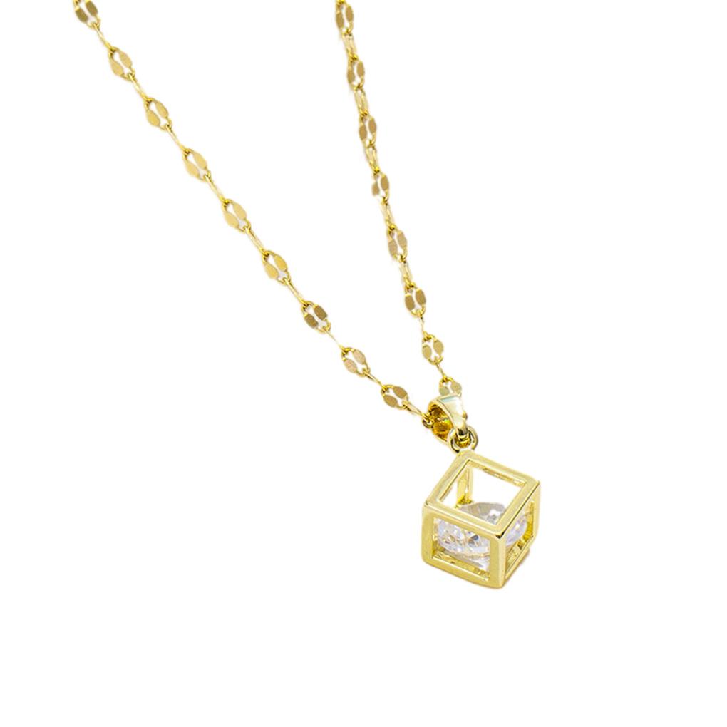 

Crystal Pendant Necklace Collar Chain Choker Rhinestone Wedding Anniversary Art Jewelry Personalized Present Accessories type 2 gold