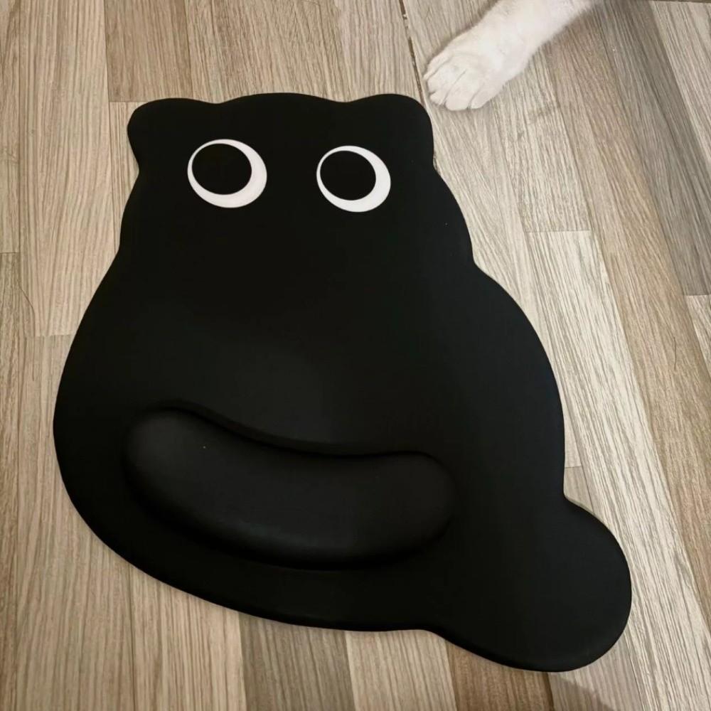 Wrist Pad Cat Large Mouse Mat Cartoon Kawaii Cat Mouse Pad Black Cat Mouse Pads  Office Desk