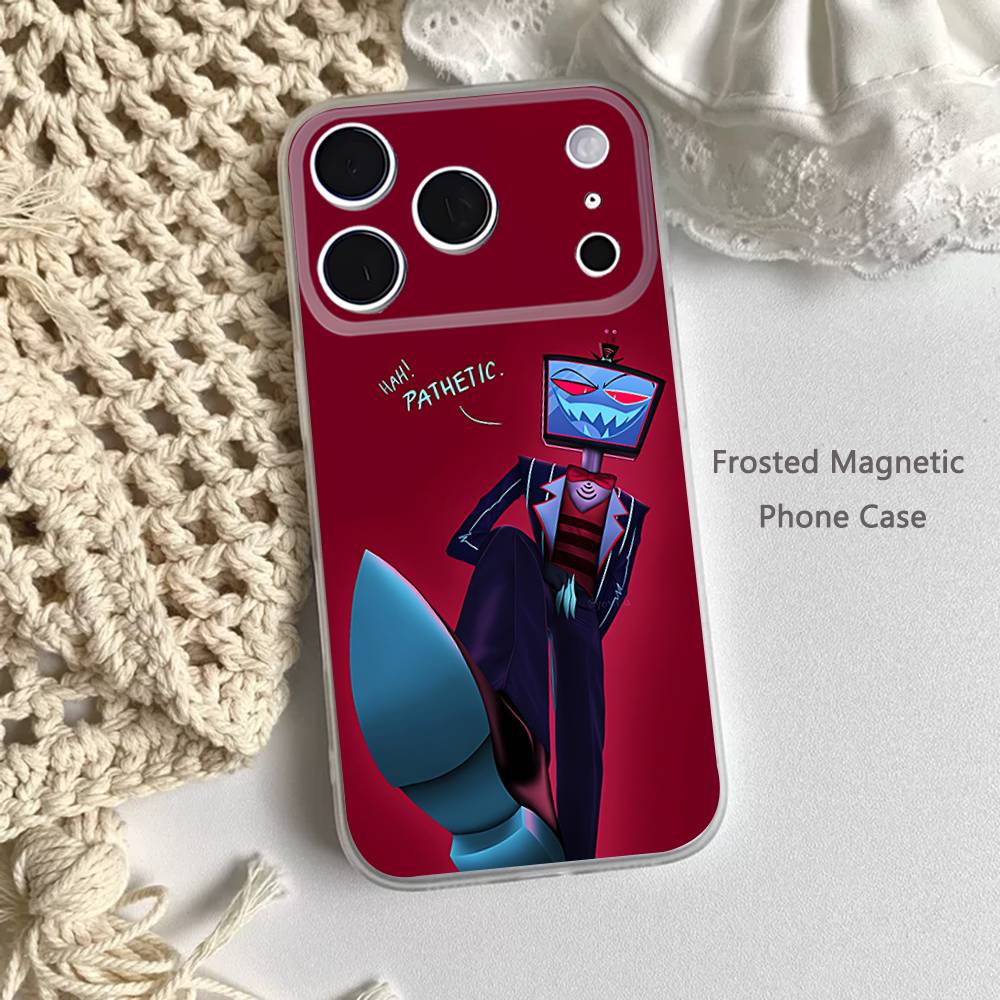 Trust Us VOX H-HazbinS Phone Case For iPhone 17,16,15,14,13,12,11 Pro,Max,Plus,Mini,Air,E Magnetic Frosted Clear