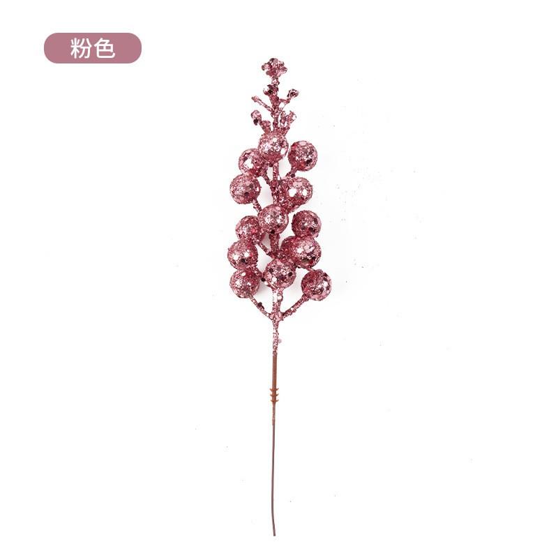 Plastic Christmas Flower Decorations Tree Ornamentation Festive Holiday Party Home Xmas Decoration Supplies