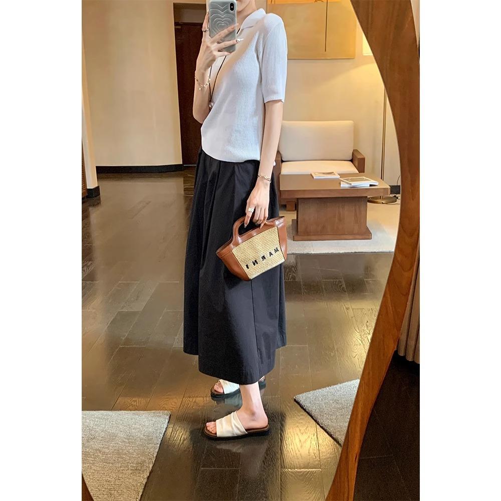 Sheepskin genuine leather pleated leisure vacation beach flat bottom sandals women's slippers outer wear summer