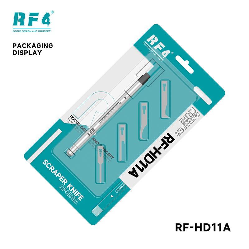 RF4 RF-HD12A Multi-functional Repair Tool Handle High Hardness Anti-corrosion Cutter Head for Electronic Phone Disassembly Tool