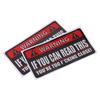2Pcs Warning Car Sticker If You Can Read This Youre Too Close Pvc Funny Decal