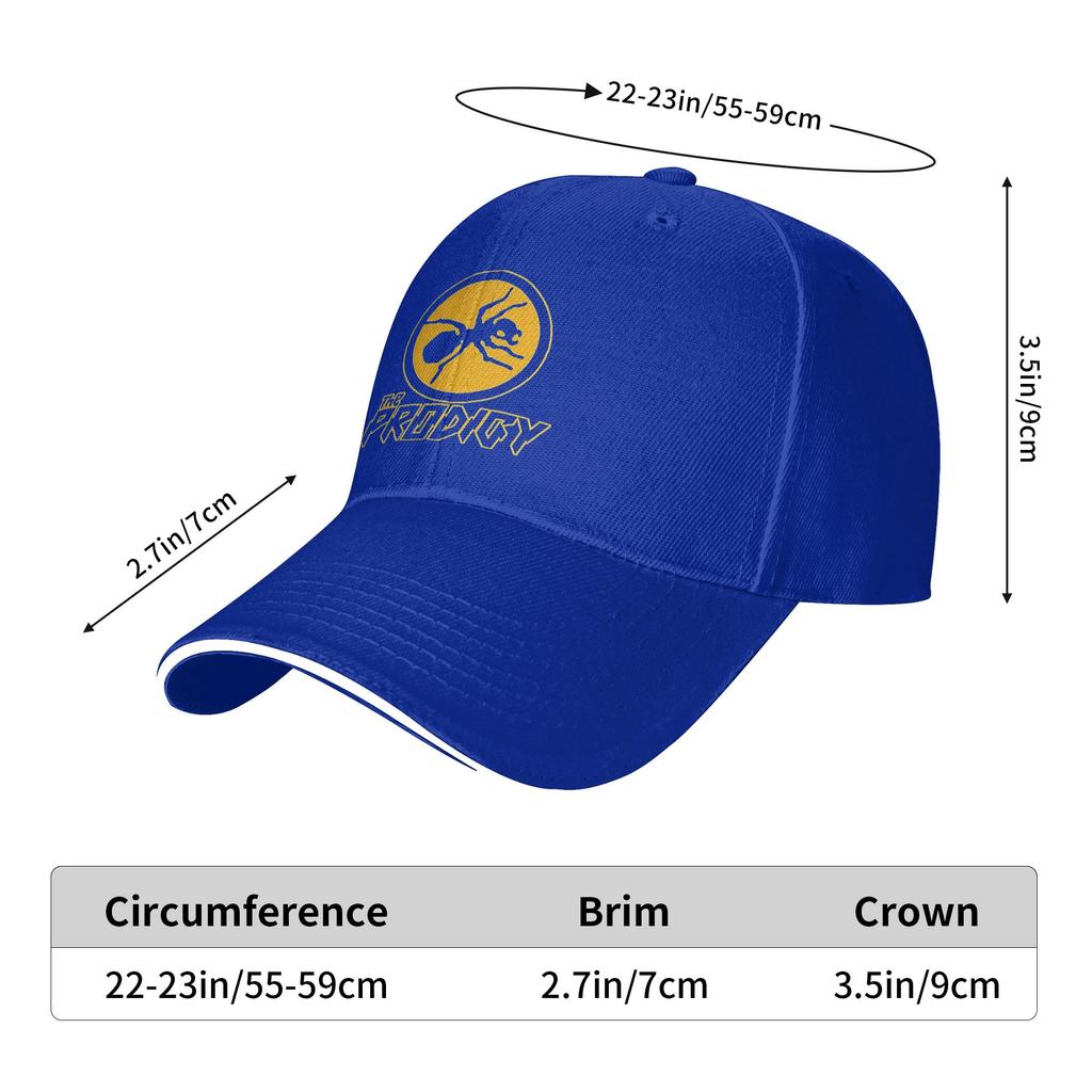 The Prodigy Warriors Dance Tour Baseball Cap Y2K Cool Unisex Men Hip Hop Hats Sun Print Outdoor Sport Snapback Cap Gift