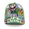 Super Mario Bros Pattern Kids Baseball Cap With Cotton Material And Sun Block For Outdoor Activities