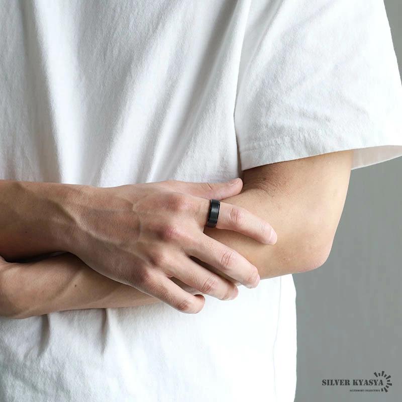 Matte Brushed Wedding Rings for Men, 6/8mm Wide - Hot-Selling Styles