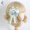 Original Handmade Angel Bear Boy Headband Small Accessories Small Top Hat Sweet Cute Bear Ear Lolita Flower Ball