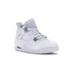 Air Jordan 4 Retro GS Pure Money 2017 Kids Sneakers White Metallic-Silver Pure-Platinum 408452-100