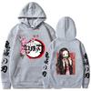 Anime Demon Slayer Kamado Nezuko Print Hooded Men Women Casual Loose Hoodies High Quality Sweatshirt Harajuku Unisex Streetwear