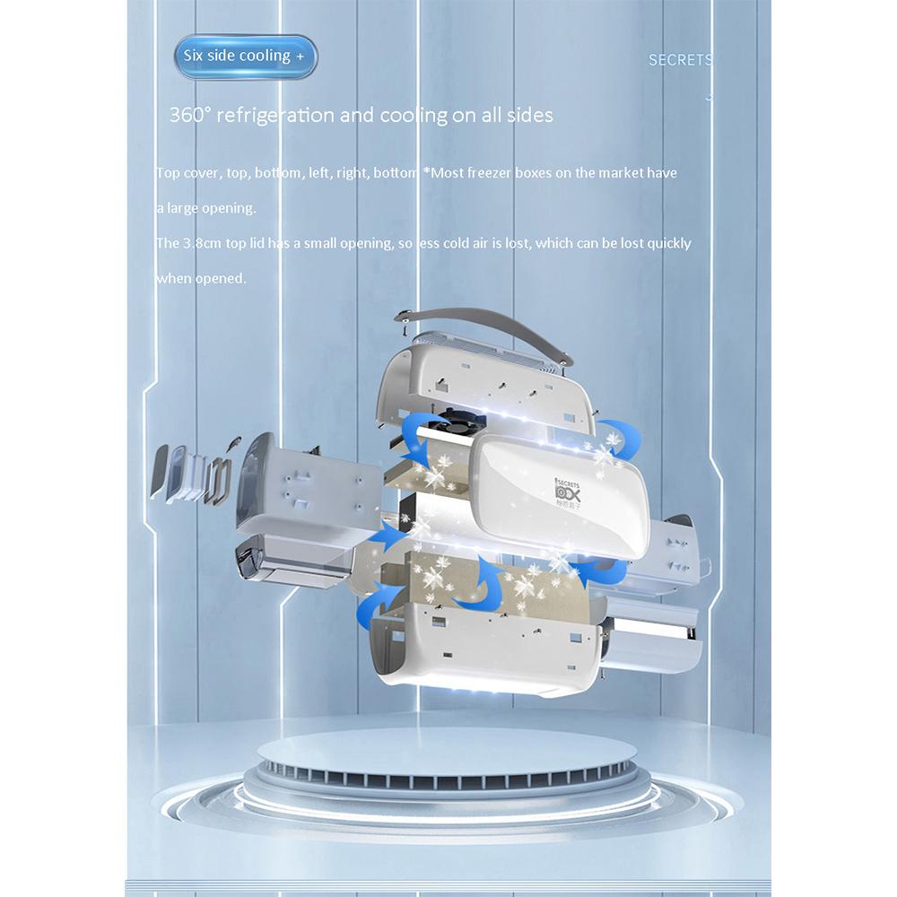 מקרר אינסולין נייד סוללה נטענת תיק אינסולין לסוכרת מיני מקרר תרופות ביתי לרכב נשיאה קריר לאחסון מקרר נרתיק אחסון
