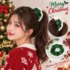 Elastic Christmas Velvet Hair Scrunchie Soft Hair Ties Fashionable Plush Hair Bands  Party