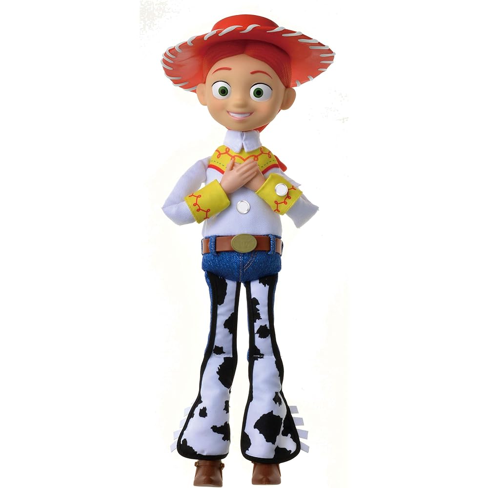 Toy Story 4 Real Size Talking Figure with Test Batteries (3 AAA Alkaline Batteries) Jesse (Total ...