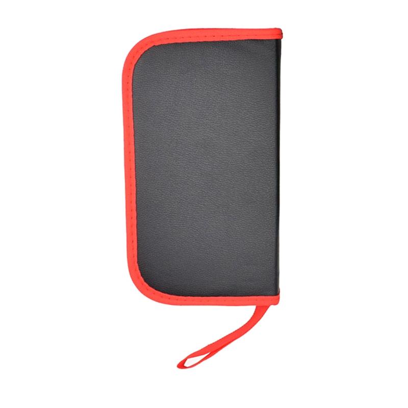 

Soldering Iron Tool Bag Pouch Lightweight Bag Portable PU Leather Solder Iron Storage for Case for Welding Tools Red/Blu