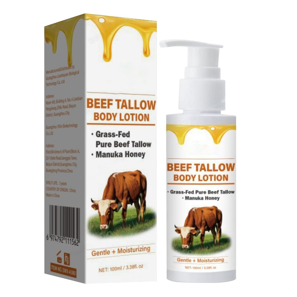 Beef Body Lotion Fuktighetsgivende & Nærende Hudpleie 100ml