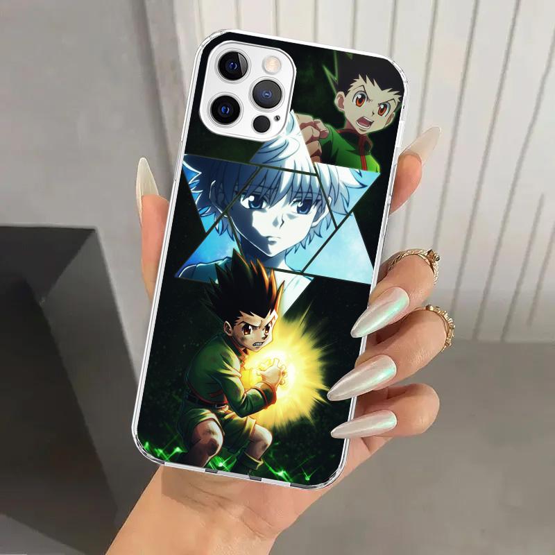 Hunter HXH Anime Phone Case for Iphone 17 Air 16 15 Plus 14 13 Mini 12 11 Pro Max 16E 7 8 SE 2020 Soft Funda Print Shell 17 Air