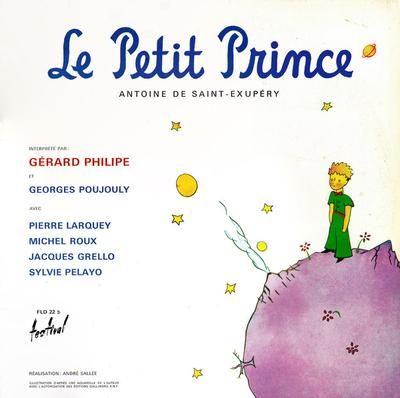 LP Skiva ANTOINE DE SAINTEXUPERY Le Petit Prince FLD22 Disques Festiva Frankrike Barn Begagnad