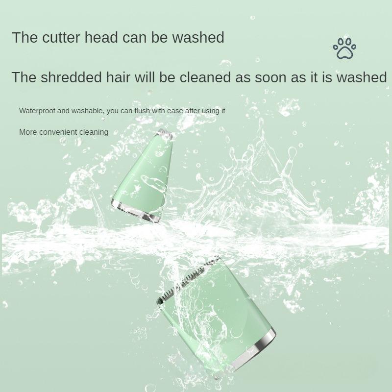 Pet Shaver, Dog and Cat Hair Removal Electric Push Clipper, Four In One Foot Shaving Electric Set, Trimming and Beauty Set Tool