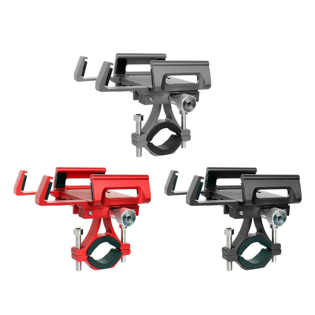 Bicycles Phone Holder Bracket Motorcycle Phone Mount Adjustable Handlebar Cell Phone Clamp Scooter Mobile Phone Clip
