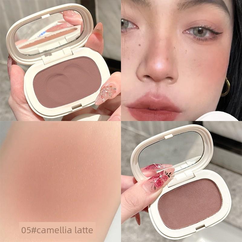 Single-Color Potato Puree Blush 2025 New Mochi Expansion Color Powder-Free Low Saturation Long-Lasting Natural Matte Blush Cream